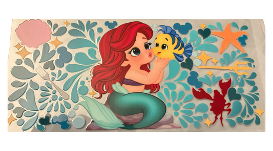 MERMAID/FISH-UVDTF 16OZ